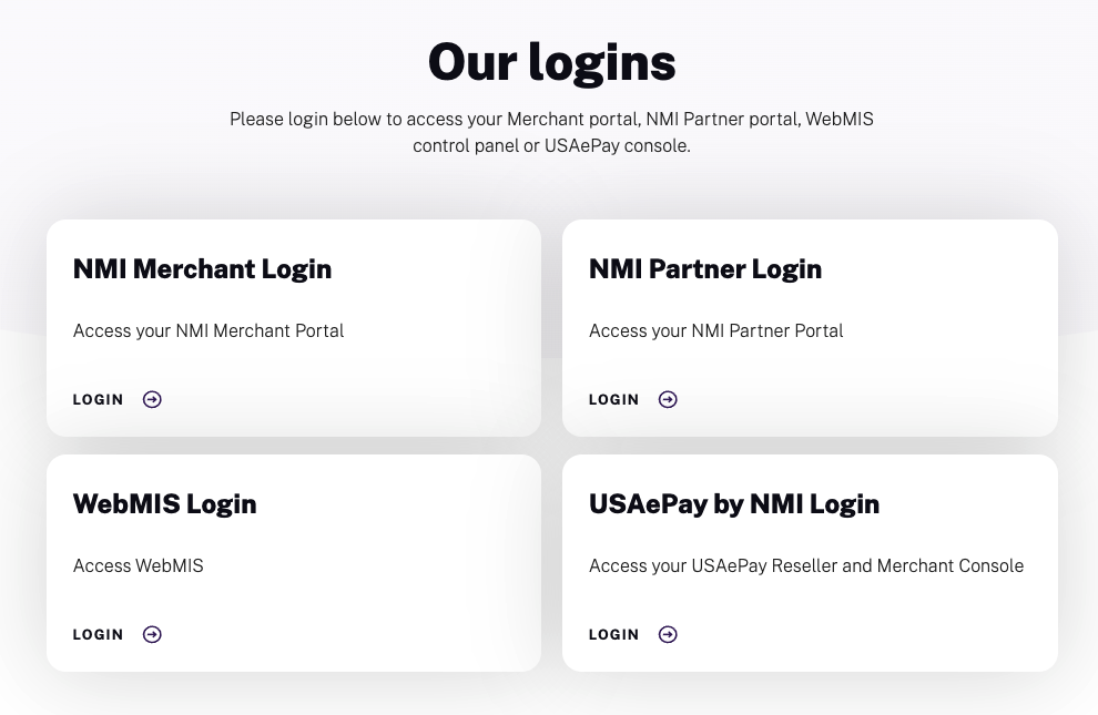 Our Logins